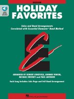 Essential Elements Holiday Favorites: Bassoon Book with Online Audio