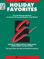 Essential Elements Holiday Favorites: BB Trumpet Book with Online Audio