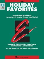 Essential Elements Holiday Favorites: Tuba Book (B.C.) with Online Audio