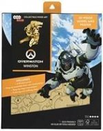 IncrediBuilds: Overwatch: Winston 3D Wood Model and Poster