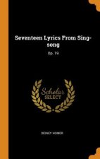 Seventeen Lyrics from Sing-Song