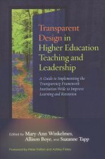 Transparent Design in Higher Education Teaching and Leadership