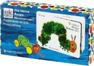 Die kleine Raupe Nimmersatt - Geschenkset Pappbilderbuch mit PlanToys®-Holzraupe
