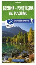 Kümmerly+Frey Karte Bernina - Pontresina / Val Poschiavo Wanderkarte
