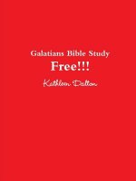 Galatians Bible Study Free!!!