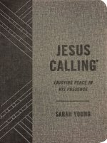 Jesus Calling, Textured Gray Leathersoft, with Full Scriptures