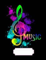 My Music Notes: Music & Song Composers Book Of Music Score Pages.
