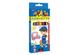Pastelky M 24 triangular s oďż˝ezďż˝vďż˝tkem