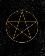 Grimoire: Pentagram Symbol Spell Book For Witches Mages Magick Practitioners And Beginners To Write Rituals And Ingredients - Bl