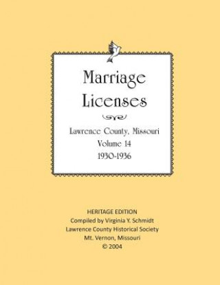 Lawrence County Missouri Marriages 1930-1936