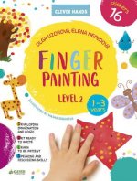 Finger Painting Level 2: Stickers Inside! Strengthens Fine Motor Skills, Develops Patience, Sparks Conversation, Inspires Creativity