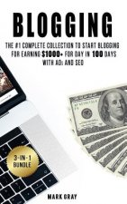 Blogging: 3 Manuals - The #1 Complete Collection to Start Blogging for Earning $1000+ For Day in 100 Days with Ads & SEO (Advanc
