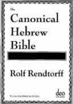Canonical Hebrew Bible