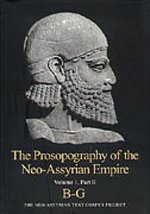 Prosopography of the Neo-Assyrian Empire, Volume 1, Part 2