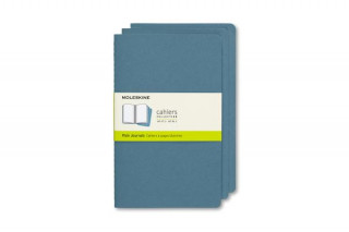 Set Of 3 Moleskine Large Plain Cahier Journals