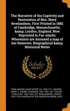 Narrative of the Captivity and Restoration of Mrs. Mary Rowlandson. First Printed in 1682 at Cambridge, Massachusetts, & London, England. Now Reprinte