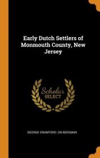 Early Dutch Settlers of Monmouth County, New Jersey