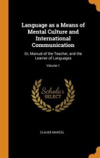 Language as a Means of Mental Culture and International Communication
