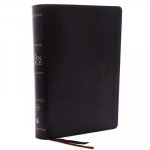 KJV, Open Bible, Leathersoft, Black, Thumb Indexed, Red Letter, Comfort Print