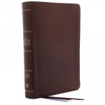 The Kjv, Open Bible, Genuine Leather, Brown, Red Letter Edition, Comfort Print: Complete Reference System