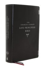 NKJV, Charles F. Stanley Life Principles Bible, 2nd Edition, Leathersoft, Black, Comfort Print