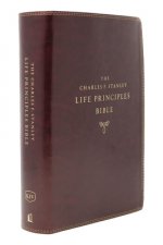 Kjv, Charles F. Stanley Life Principles Bible, 2nd Edition, Leathersoft, Burgundy, Comfort Print: Growing in Knowledge and Understanding of God Throug