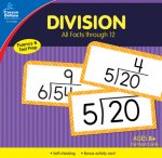 Division All Facts Through 12 Flash Cards