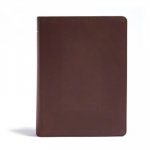 CSB He Reads Truth Bible, Brown Genuine Leather Indexed: Black Letter, Wide Margins, Notetaking Space, Reading Plans, Sewn Binding, Two Ribbon Markers