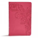 KJV Giant Print Reference Bible, Pink Leathertouch