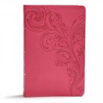 KJV Giant Print Reference Bible, Pink Leathertouch, Indexed