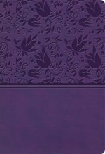 KJV Super Giant Print Reference Bible, Purple Leathertouch