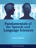 Fundamentals of the Speech and Language Sciences