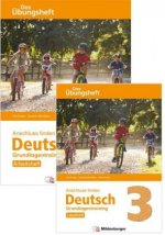 Anschluss finden Deutsch - Das Übungsheft / Grundlagentraining Klasse 3 - Leseheft und Arbeitsheft, 2 Bde.