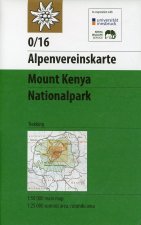 Mount Kenya Nationalpark 1:50 000