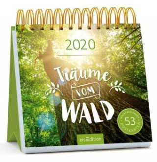 Träume vom Wald Postkartenkalender 2020 - Wochenkalender mit abtrennbaren Postkarten