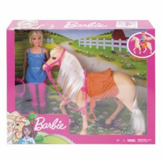 Barbie Pferd & Puppe