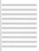 74. Spiral Book: 10-Stave: Passantino Manuscript Paper