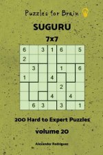 Puzzles fo Brain - Suguru 200 Hard to Expert Puzzles 7x7 vol. 20