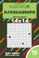Sudoku Battleships - 200 Hard Puzzles 14x14 (Volume 19)