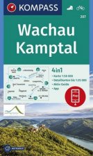 KOMPASS Wanderkarte Wachau, Kamptal