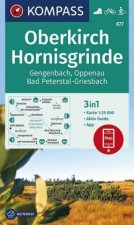 KOMPASS Wanderkarte Oberkirch, Hornisgrinde, Gengenbach, Oppenau, Bad Peterstal-Griesbach