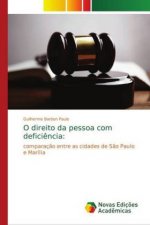 O direito da pessoa com deficiencia