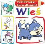Koloruję kredkami Wieś