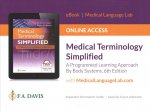 Medical Terminology Simplified: A Programmed Learning Approach by Body System