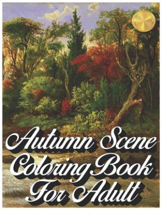 Autumn Scene Coloring Book for Adult