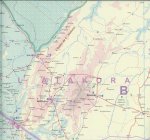 International Travel Map ITM Togo / Benin