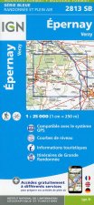 IGN Karte, Serie Bleue Epernay Verzy