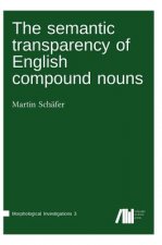 semantic transparency of English compound nouns