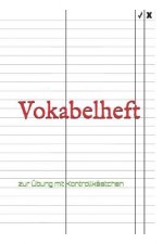 Vokabelheft: Zur Übung Mit Kontrollkästchen