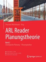 Arl Reader Planungstheorie Band 2